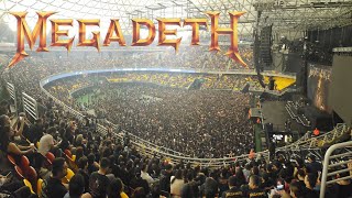 MEGADETH en chile 9 abril 2024  Movistar Arena [upl. by Charmine]