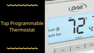 Top Programmable Thermostat  Best Programmable Thermostat [upl. by Domel]