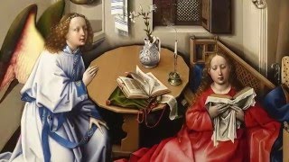 Workshop of Campin Annunciation Triptych Merode Altarpiece [upl. by Asylla758]