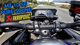 Yamaha MT 10 SP Test Ride  223kmh🔥 Full System AKRAPOVIC 😱 Medina Motors [upl. by Don993]