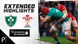 2024 Six Nations Ireland v Wales  EXTENDED HIGHLIGHTS  2242024  NBC Sports [upl. by Fosdick]