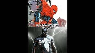 Spiderman vs spiderman traje negro marvel comkcsbase marvel marvelvsdc tomholland kinginblack [upl. by Ecylahs]