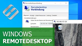 Herstellung einer Verbindung mit Windows Remote Desktop über das Internet Praktische Tipps [upl. by Wilde585]