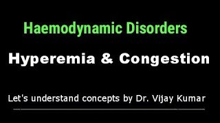 Hyperemia And Congestion Pathology  Hyperemia In Hindi  Passive Congestion  Pathology Lectures [upl. by Iborian]