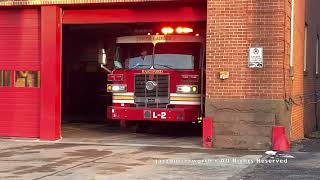 Hartford Fire Department Ladder 2 Responding To An EMS Call [upl. by Joanne]