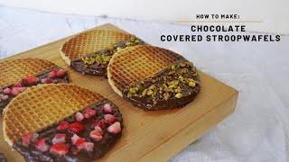 Chocolate Covered Stroopwafels [upl. by Hatnamas]