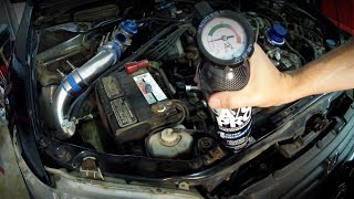 How To Fix Your Cars AC When Its Not Blowing Cold  Recharging With R134A [upl. by Amasa]