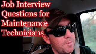 How to Interview a Maintenance Technician [upl. by Tierza]