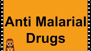 Pharmacology Anti Malarial Drugs MADE EASY [upl. by Masson]