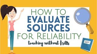 How to Evaluate Sources for Reliability  Writing for Kids [upl. by Eanel]