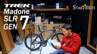 【新型マドンが入荷！】TREK MADONE SLR7 GEN7  自転車販売店 STAR BIKES [upl. by Aeneus999]