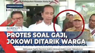 Protes Soal Gaji Jokowi Ditarik Warga [upl. by Agnimod]