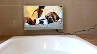 22 inch White Bathroom TV  Soulaca [upl. by Dorine]