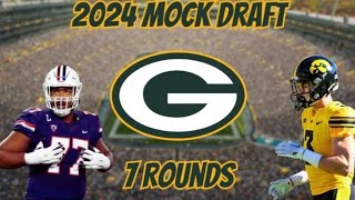 120 2024 PACKERS FINAL MOCK DRAFT FULL 7 ROUNDS DEJEANCOOPER THEN A WR EARLY IN THE 3RD [upl. by Israel458]