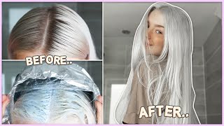 HOW TO BLEACH YOUR ROOTS AT HOME  stepbystep easy guide [upl. by Greeson]