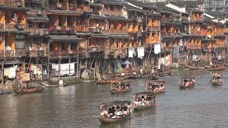 China Tourism  Ancient Fenghuang town [upl. by Annahaj]