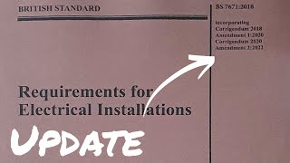 CORRIGENDUM Update 18th Edition Amendment 2 Electrician Reacts [upl. by Keyser]