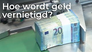 Hoe wordt geld vernietigd  Doen Ze Dat Zo  Het Klokhuis [upl. by Nanreik]