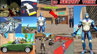 MindBlowing Secrets 10 Unbelievable Rope Hero Vice Town Trick [upl. by Nivi913]