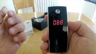 BREATHALYZER ALCOSCAN AL5500 REVIEW ALCOHOL TEST BREATH TEST [upl. by Nhguahs227]