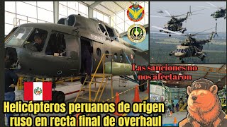 Recta final en la puesta a punto de los helicópteros rusos de nuestras fuerzas Armadas 🇵🇪‼️ [upl. by Fortunna863]