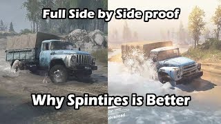 9 things Spintires did better than Mudrunner  full side by side proof [upl. by Josi]