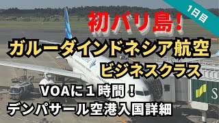 【バリ島2024】ガルーダインドネシア航空ビジネスクラス！KALラウンジamp機内食レビューデンパサール空港入国審査手順 VOA・税関申告・ヘルスパス・観光税の払い方は？ [upl. by Lois]