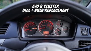 How To Change Evo 89 Cluster Dial  Bulbs [upl. by Helsell791]