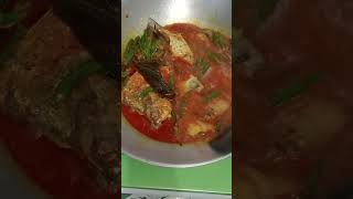 Masak gulai ikan parang👍 cooking food [upl. by Stelmach]