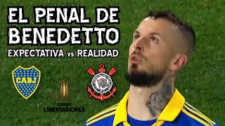 Penal de Benedetto al Corinthians  Expectativa vs Realidad [upl. by Vania]