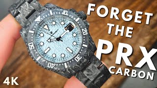 🧭 Is the Tissot PRX Carbon a scam❌ Forged Carbon Fiber Watch Aquatrident Neptune [upl. by Gasper]