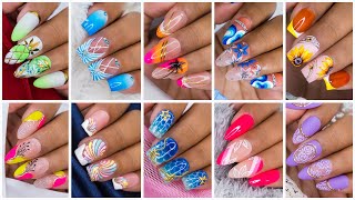 20 Best Summer Nails Art Inspiration 2023☀️Relaxing Nail Art Compilation [upl. by Berthe]