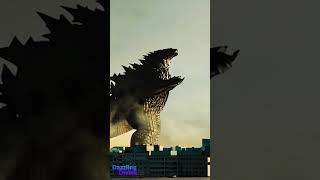 Godzilla Faces Tsunami Wave Disaster DazzlingDivine Animation [upl. by Ylecic140]