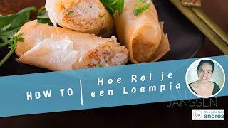 Hoe rol je een loempia [upl. by Sonstrom]