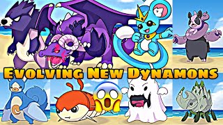 Evolving all new dynamons in dynamons worldDynamons evolution update in dynamons worldNew update [upl. by Anerec]