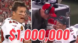 Tom Brady IGNORES Bruce Arians gets Gronk 1 MILLION [upl. by Eah]