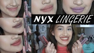 NYX Lingerie Review  Swatch Indonesia  Nadya Aqilla [upl. by Webber652]