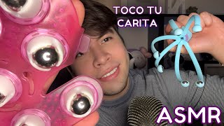 ASMR  TOCANDO tu CARITA y MASAJES INTENSOS para TI Atención Personal [upl. by Voorhis]