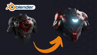 Ironman liquid nanotech effect  Blender [upl. by Fadil]