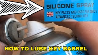 How to Lubricate Car Key barrel lock [upl. by Narrad]