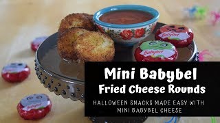 Mini Babybel® Fried Cheese Rounds Recipe [upl. by Attemaj]