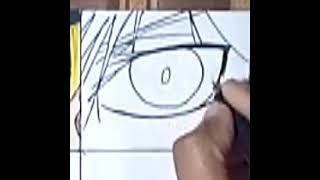 how to draw code geass eye 🥶👁️ Drawing code grass Eyes 2 codegeass shorts youtubeshorts anime [upl. by Nyra]