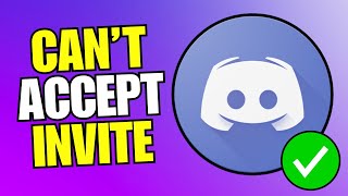 How To Fix Cant Accept Discord Invite Unable To Join Server [upl. by Iman74]