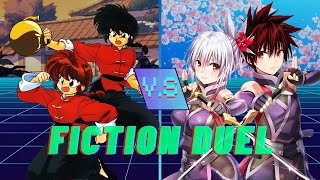 Ranma Saotome VS Matsuri Kazamaki Ranma 12 amp Ayakashi TriangleFiction Duel [upl. by Korb]