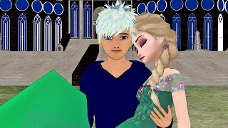 Frozen 2 Elsa and Jack Frost have baby  Elsa Frozen Transformation cartoonworld68 [upl. by Nylirrehs]