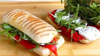 How to make Panini easy snack food recipe [upl. by Nylrad]