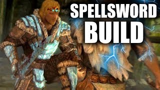 Skyrim SE Builds  The Spellsword  Warrior Mage Build [upl. by Airamahs]