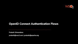 OpenID Connect Authentication Flows [upl. by Ahsiena]