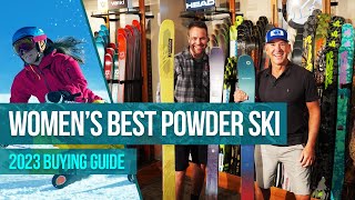 Top Womens Powder Ski 2023  Guide in Buying Women Skis [upl. by Nosemaj]