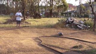 Traxxas Slash VXL 4WD VS Slash 2WD on dirt oval Part 1 [upl. by Reichert]